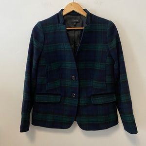 Talbots Pleated Wool Blend Coat